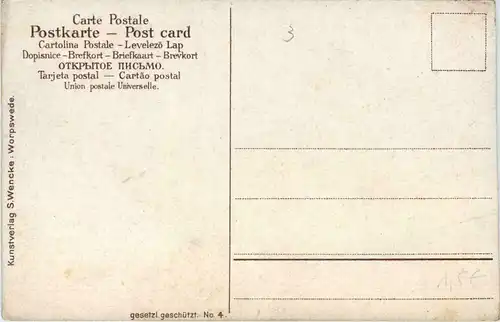 Worpswede - Künstlerkarte S. Wencke -421854