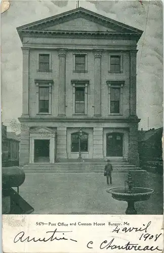 Bangor - Post Office and Custom House -43126