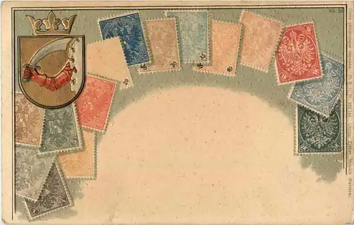 Briefmarken - Herlaldik - Litho -42630