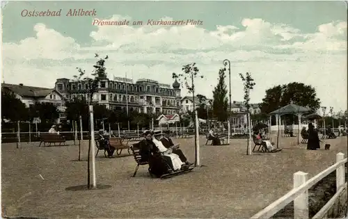 Ostseebad Ahlbeck - Promenade am Kurkonzert-Platz -42278