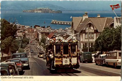 San Francisco - 100 Year Cable Car 1973 -43276
