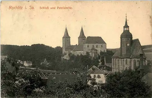 Rochlitz - Schloss und Petrikirche -44320