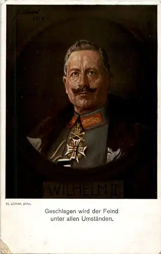 Wilhelm II - Geschlagen wird der Feind -43548