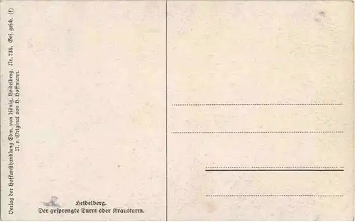 Heidelberg - Künstler H. Hoffmann -43808