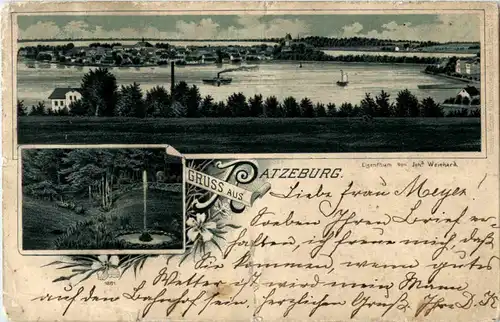 Gruss aus Ratzeburg - Litho -44046