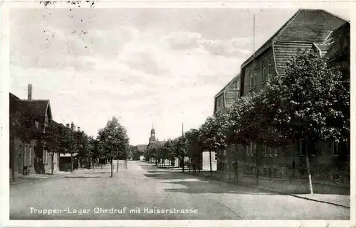 Truppen-Lager Ohrdruf mit Kaiserstrasse -43718