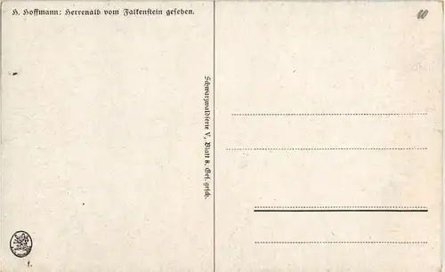 Herrenalb - Künstler H. Hoffmann -43838