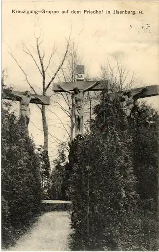 Kreuzigung Gruppe auf dem Friedhof in Ilsenburg -44980