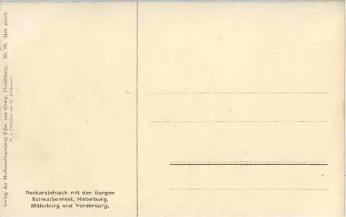 Neckarsteinach - Künstler H. Hoffmann -43702