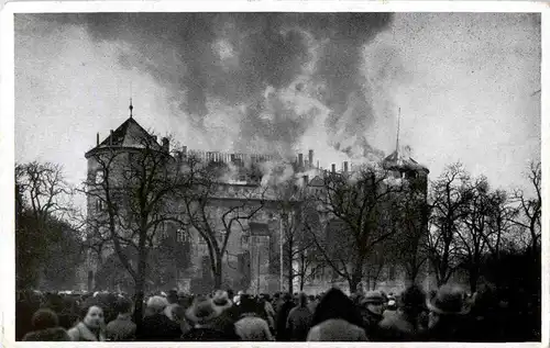 Brandkatastrophe Altes Schloss Stuttgart 1931 -43842