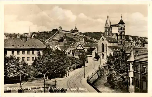 Esslingen - Stadtkirche und Bug -45200