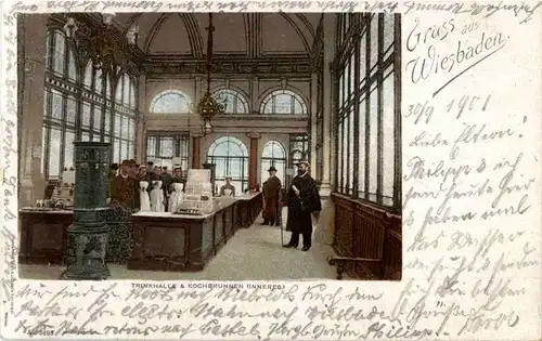 Gruss aus Wiesbaden - Trinkhalle und Kochbrunnen -44190