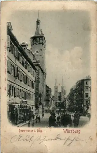 Würzburg - Relifkarte - Domstrasse -44210