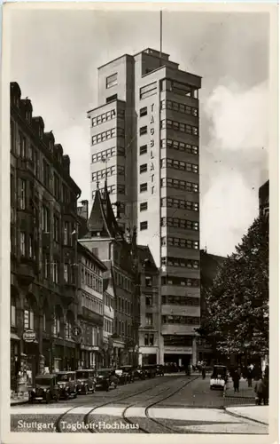 Stuttgart - Taglatt Hochhaus -44370