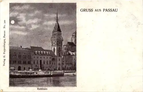 Gruss aus Passau - Rathaus -44202