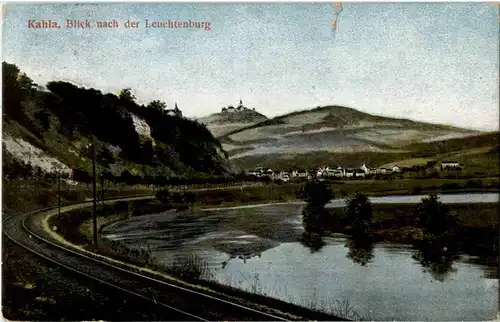 Kahla - Blick nach der Leuchtenburg -43964
