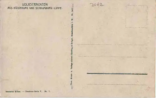 Bückeburg uns Schaumburg-Lippe Trachten -44906