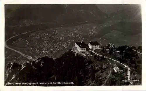 Bad Reichenhall Berghotel Predigtstuhl - Fliegeraufnahme -45540