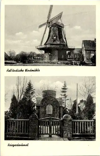 Sengwarden - Kriegerdenkmal - Windmühle -44458