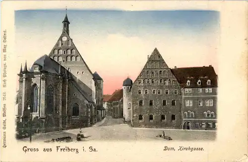 Gruss aus Freiberg - Kirchgasse -44946