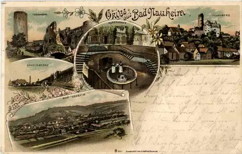 Gruss aus Bad Nauheim - Litho -44064