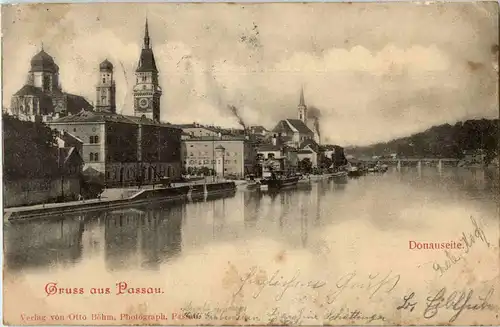 Gruss aus Passau - Donauseite -44698