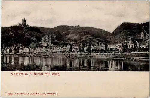 Cochem an der Mosel mit Burg -44462