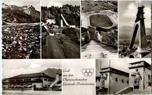 Gruss aus dem Olympiaskistadion Garmisch-Partenkirchen -44750