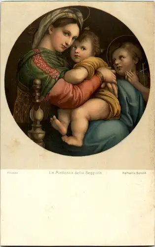 La Madonna della Seggiola - Künstler Raffaello Sanzio - Firenze -45286