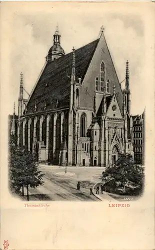 Leipzig - Thomaskirche - Reliefkarte -45088