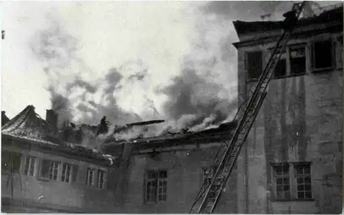 Brandkatastrophe Altes Schloss Stuttgart 1931 -44822