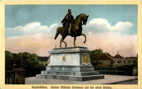 Saarbrücken - Kaiser Wilhelm Denkmal -45110