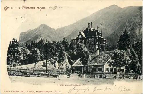 Gruss aus Oberammergau - Hillernschlösschen -44684