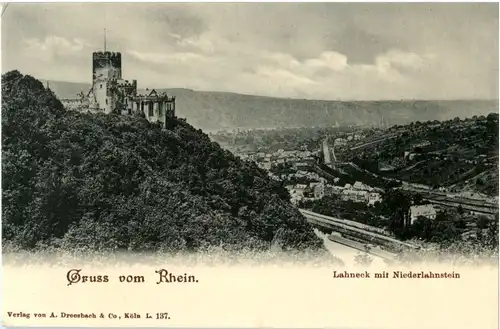 Burg Lahneck mit Niederlahnstein -45178