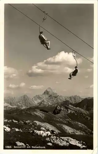 Sessellift am Nebelhorn bei Oberstdorf -44814