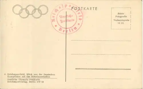 Berlin - Reichssportfeld - Olympische Spiele -46400