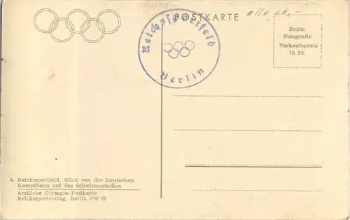 Berlin - Reichssportfeld - Olympische Spiele -46420