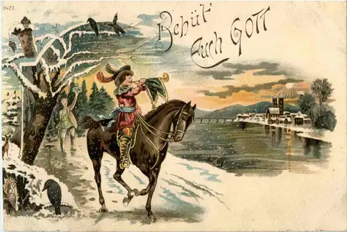 Säckingen - Behüt dich Gott - Litho -46620