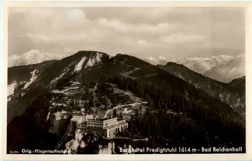 Bad Reichenhall Berghotel Predigtstuhl - Fliegeraufnahme -45538