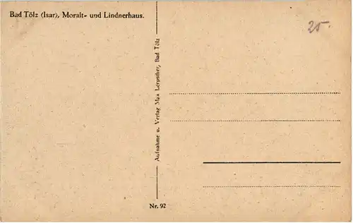 Bad Tölz - Moralt und Lindnerhaus -46008