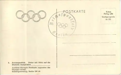 Berlin - Reichssportfeld - Olympische Spiele -46316