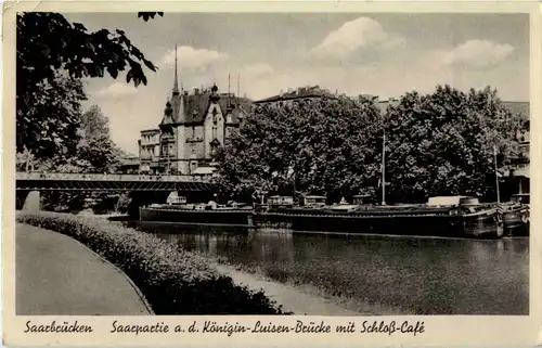 Saarbrücken - Saarpartie mit Schloss Cafe -45374