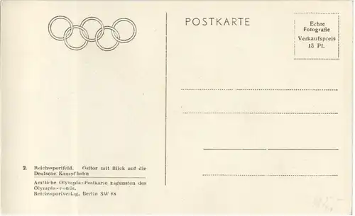 Berlin - Reichssportfeld - Olympische Spiele -46428