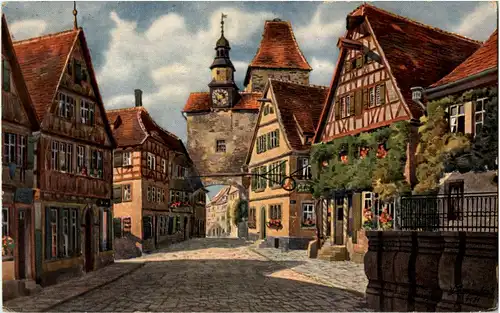 Rothenburg ob der Tauber - Rödergasse -47488