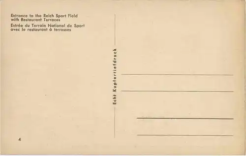 Berlin - Reichssportfeld - Olympische Spiele -46450