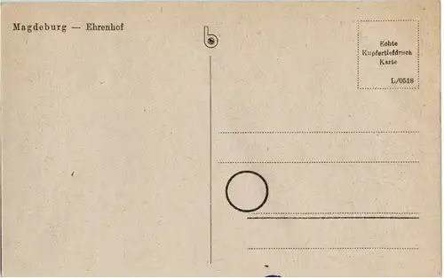 Magdeburg - Ehrenhof -45814