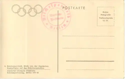 Berlin - Schwimmstadion - Olympische Spiele -46318