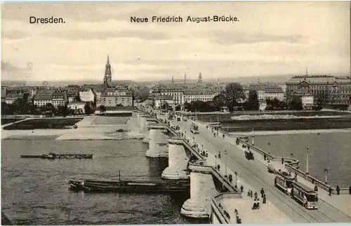 Dresden - Neue Friedrich August Brücke -47568