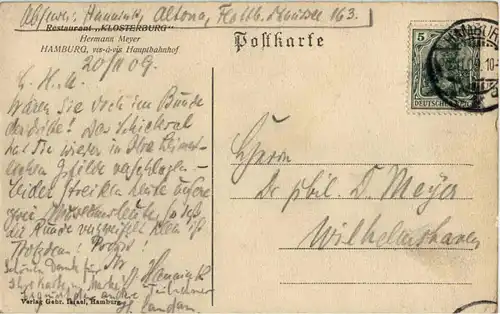 Hamburg - Restaurant Klosterburg -47628