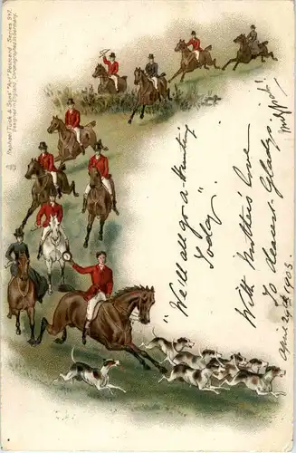 Jagd auf dem Pferd -47014